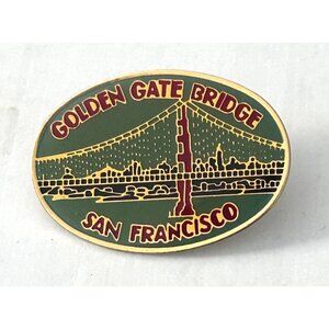 Golden Gate Bridge San Francisco Souvenir Enamel Lapel Pin